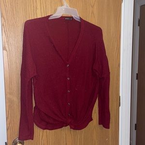 women’s button up sweater